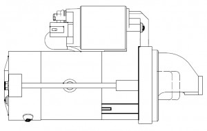 Стартер для а/м Sollers Atlant (22-)/JAC Sunray (10-) 2.7D [HFC4DE1-1D] 2,7кВт ( LSt 1652 START VOLT