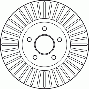 MONDEO IV (2007-2015) 300 мм DF6019S TRW