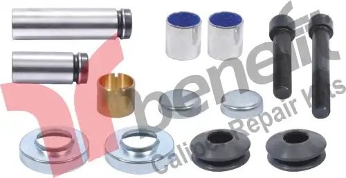 Ремкомплект суппорта MERITOR D3 (направляющие,болты,втулки,крышки,пыльники) BENE 3569 BENEFITAUTO