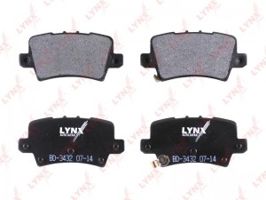 колодки диасковые задн.!\ Honda Civic 1.4-2.2D 06> BD-3432 LYNXAUTO
