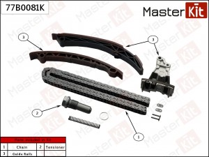Комплект цепи ГРМ Mercedes-Benz M111 77B0081K 77B0081K MASTER KIT