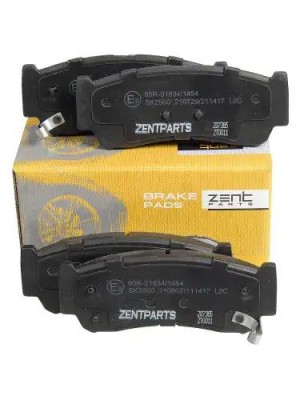 колодки дисковые задние! Hyundai Santa Fe 2.7/2.2CRDi 06> Z07385 ZENTPARTS