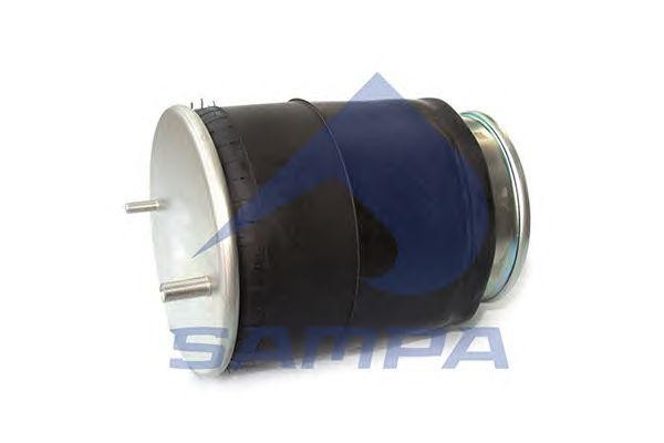 Пневморессора со стаканом (металл) 1 шп.+штуц. / 6 отв.BPW 30K; M18x1.5 SP554940K SAMPA