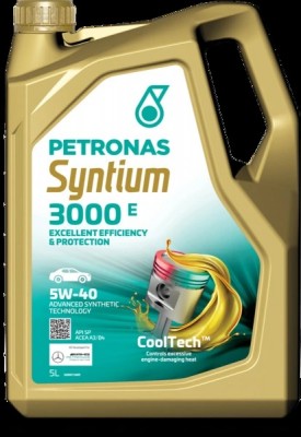 Масло моторное PETRONAS 3000 E 5W40 синт.5л SYNTIUM 70731M12EU PETRONAS