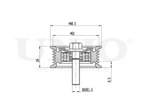 Ролик натяжной приводного ремня TNS-10049 UNIO