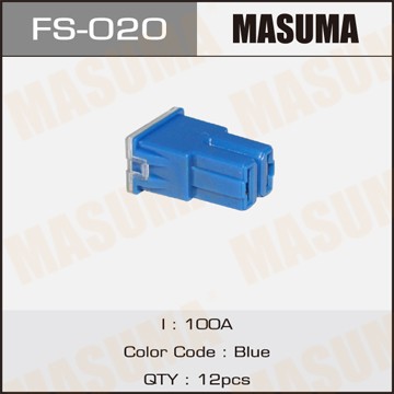 предохранитель силовой! тип 'мама' 100A синий\ FS-020 MASUMA