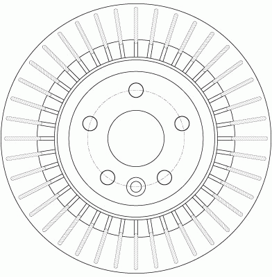 VOLVO XC60 (2008>) ВЕНТИЛИРУЕМЫЙ DF6308 TRW