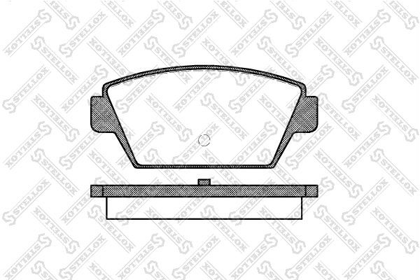 215 00=FDB507=572159B !колодки дисковые з.\Mitsubishi Colt 1.6/1.8/Galant 2.0 &1 226-000-SX STELLOX