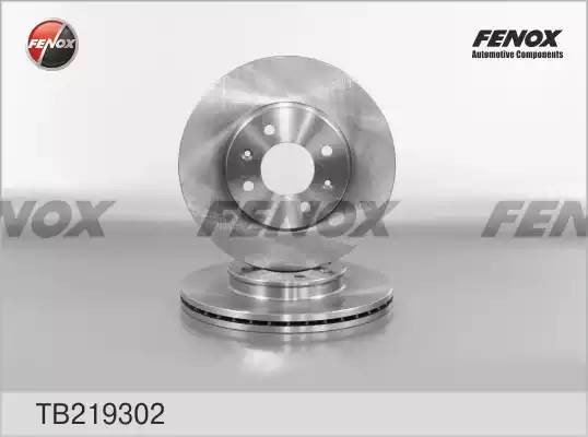 Диск тормозной передний  2шт TB219302 FENOX