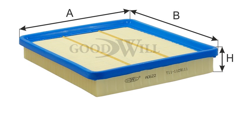 Фильтр воздушный AG622 AG 622 GOODWILL