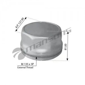 Крышка BPW ступицы (М135х3,SW120) MANSONS 300219 MANSONS