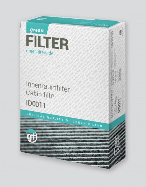 KIA OPTIMA III (2010>)/HYUNDAI SANTA FE (2012>) УГОЛЬНЫЙ IF0175K GREEN FILTER