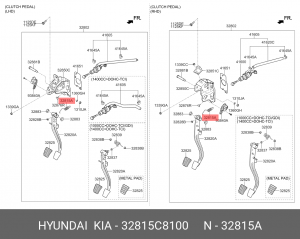 Пружина HYUNDAI Accent (17-) рычага КПП возвратная OE 32815C8100 HYUNDAI KIA