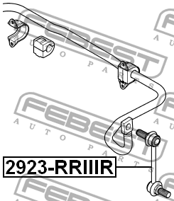 Тяга стабилизатора задняя 2923-RRIIIR 2923-RRIIIR FEBEST