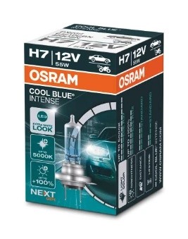 Лампа 12V H7 55W PX26d +100% 5000K Cool Blue Intense NextGen OSRAM 64210CBN OSRAM