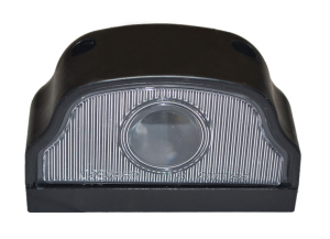 фонарь подсветки номерного знака! евро фура черная (волна) диод 12/24V Universal ПН2-0101LED TEH AVTO SVET