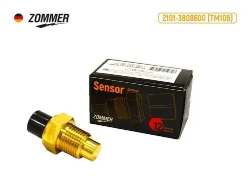 Датчик указателя температуры охл. жидкости ТМ-106 ВАЗ 2101, 2102, 2103, 2104, 21 21013808600 ZOMMER