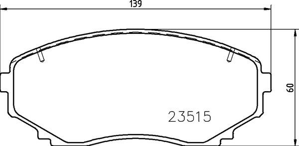 Колодки тормозные дисковые P54059 P54059 BREMBO