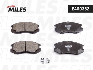 Колодки тормозные передние (без датчика) (Смесь Low-Metallic) MITSUBISHI COLT/LA E400362 MILES