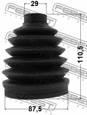 Пыльник ШРУСа внешний 0317P-ODAT 0317P-ODAT FEBEST