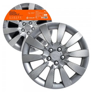 Колпаки колесные Торнадо 13" (серебристый/карбон, 2шт) AWCC-13-06 AWCC-13-06 AIRLINE