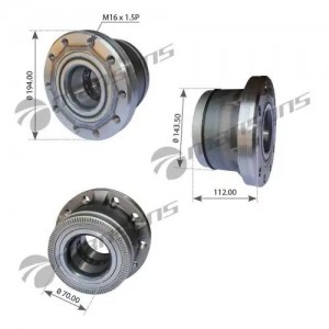 Ступица в сборе d=70, D=194, T=112; Midlum /DXi 5/7, Premium /TR/PR, Kerax, AE M 800.075 MANSONS