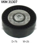 ролик обводной ремня НО! Audi A3/A4/A6/A8/Q5/Q7 2.8/3.0TFSI 08> VKM31307 SKF
