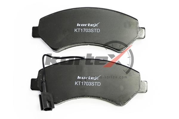 Колодки торм. CITROENPEUGEOTFIAT JUMPERBOXERDUCATO перед.к-т KT1703STD KT1703STD KORTEX