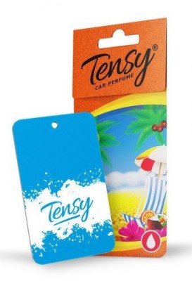 ароматизатор! TENSY (TA-10) подвесной, картон 'Аромат моря'\ TA10 TENSY