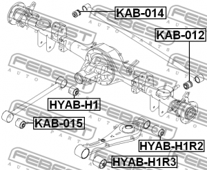STAREX H1 (1997-2007) ПЕРЕДНИЙ HYAB-H1R3 FEBEST
