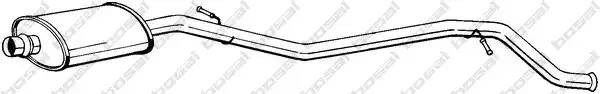 Глушитель PEUGEOT 406 (00-) средняя часть BOSAL 286-075 BOSAL