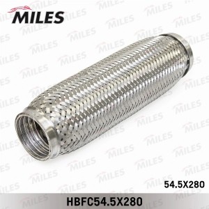 Труба гофрированная (гофра) с внутренней металлорукавом 54.5X280 (BOSAL 265-337) HBFC54.5X280 MILES