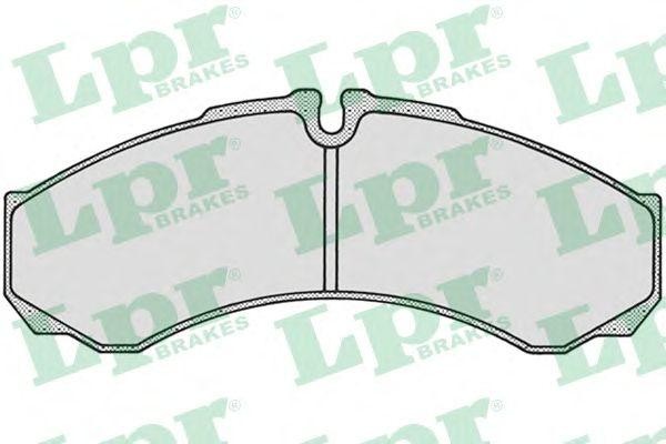Колодки передние IVECO DAILY I-V 05P684 05P684 LPR