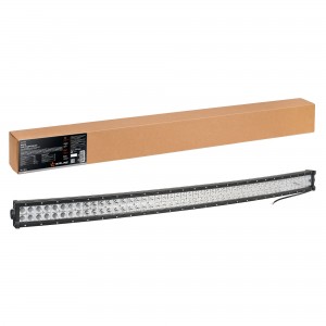 Фара светодиодная (балка) двухрядная изогн., 100LED комбин.свет, 300W (1323х78х6 ALED059 AIRLINE