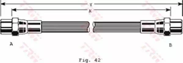 AUDI 100 83-91 L=180mm / дисковые торм до 85 PHA119 TRW