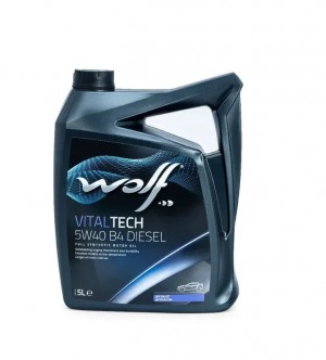 WOLF VITALTECH 5W40 B4 DIESEL 5L СИНТЕТИКА BMW LONGLIFE-01 MB 229.3 PSA B71 2296 1042635 WOLF