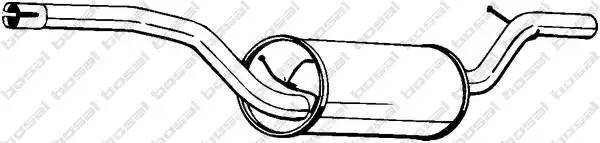 Глушитель FORD Focus (04-) задняя часть BOSAL 278-165 BOSAL