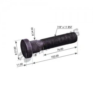 шпилька ступицы колеса! 7/8"x11 L=102x76mm Scania P/R-Ser. AD/ADA1300/ADA1100/13 100.064 MANSONS