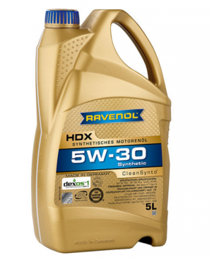 Моторное масло RAVENOL HDX 5W-30 5л (111112500501999) 4014835858602 4014835858602 RAVENOL