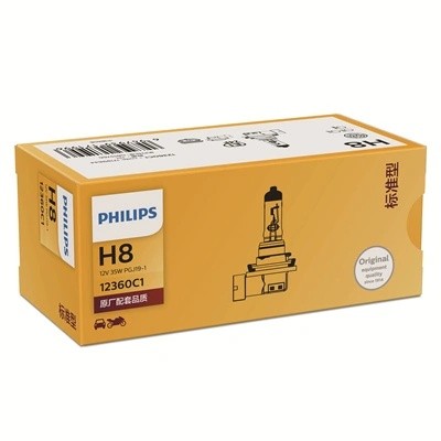 Лампа 12V H8 35W PGJ19-1 PHILIPS 12360C1 PHILIPS
