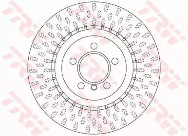 Диск тормозной LAND ROVER: RANGE ROVER III 02-12 TRW DF6506S TRW