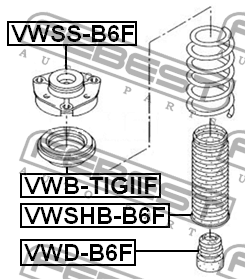 VW JETTA (2011>) VWB-TIGIIF FEBEST