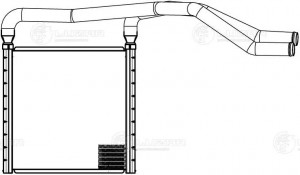 Радиатор отопителя KIA Soul (13-) LUZAR LRH 0847 LUZAR