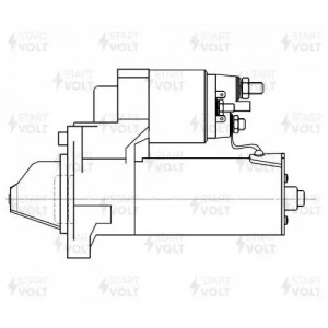 Стартер для а/м LDV Maxus (05-) 2.5D 2кВт (LSt 1623) LST 1623 START VOLT