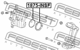 OPEL ASTRA J (2010>)/INSIGNIA (2008>) к-кт уплотнит. колец 1875-INSF FEBEST