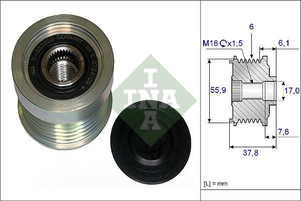 VOLVO S60/S80/V70 /XC70 CROSS COUNTRY/XC90 535 0072 10 INA