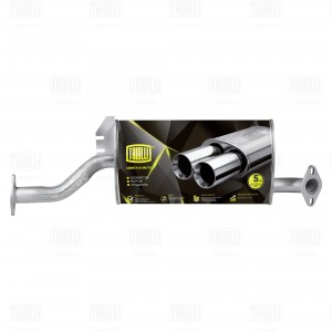 Глушитель Great Wall Hover H3 (10-) 2.0i Евро-3 осн. (алюм. сталь) (EMM 2706) EMM 2706 TRIALLI