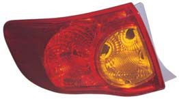 фонарь левый! Toyota Corolla all 07-08 21219Q3LUE DEPO