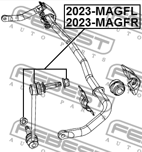 Тяга стабилизатора передн левая CHRYSLER 300C 2004- 2023-MAGFL 2023-MAGFL FEBEST
