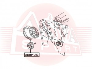 РОЛИК НАТЯЖНОЙ VAG ADBP003 ADBP-003 ASVA